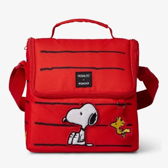 Igloo X Peanuts Snoopy Insulated Red Snoopy's House 12-can Lunch Pail Cooler Bag - Picture 1 of 5